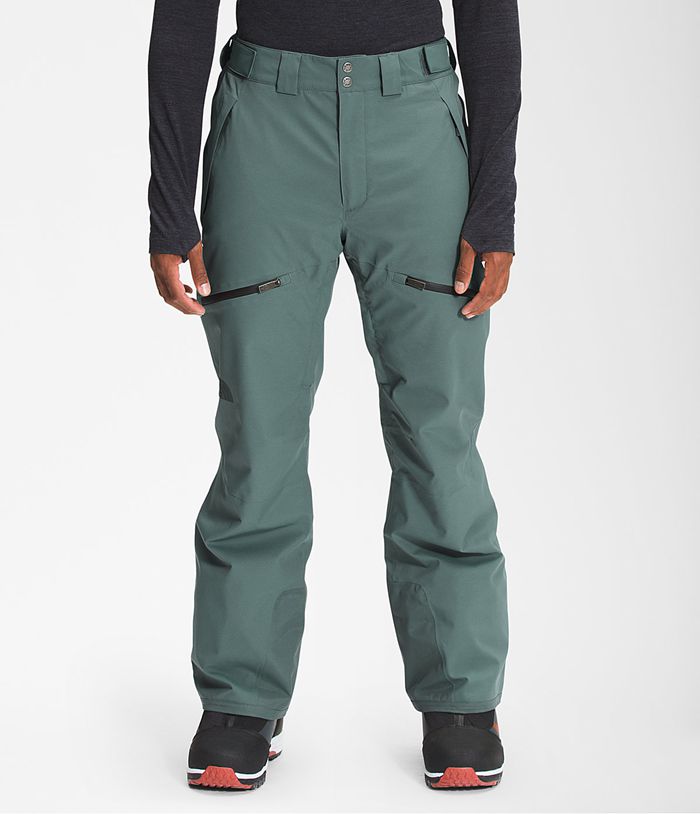 Pantalon Nieve The North Face Hombre Chakal - Colombia BYNECX732 - Verde